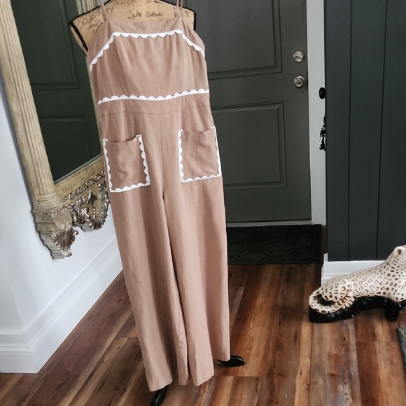JODIFL Pants - Jumpsuit-Jodifl Smocked Back